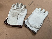 Leather gloves pair (4x) - afbeelding 3 van  4
