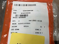 Leather gloves pair (4x) - afbeelding 4 van  4