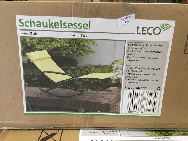 Leco - art. 39700106 - schommelstoel/ligbed (2x) - afbeelding 2 van  3
