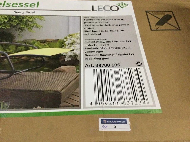 Leco - lisa 39700 106 - 4x schommelstoel. - afbeelding 2 van  2