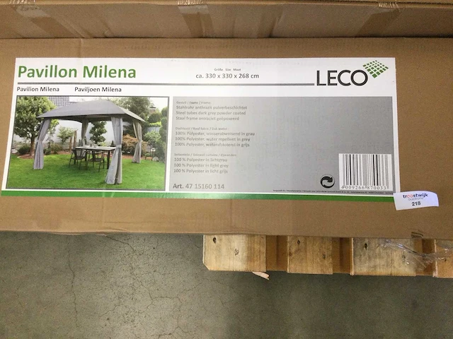 Leco milena - palviljoen en prieel - afbeelding 4 van  4