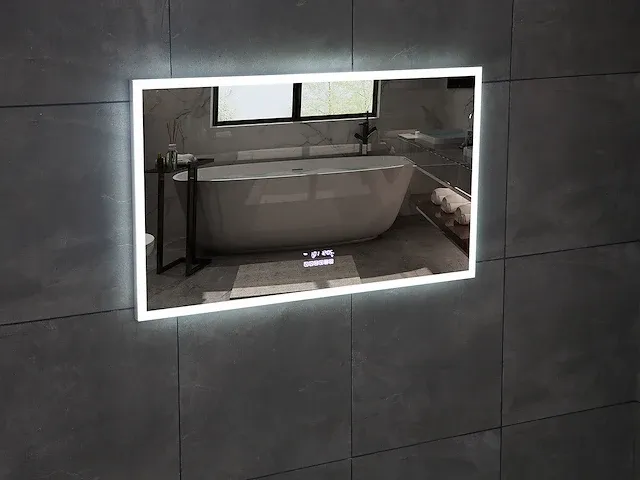 Led badkamerspiegel - bluetooth - nova - diverse maten - afbeelding 2 van  18
