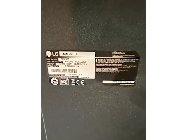 Led beeldscherm lg, 55se3kb-b - afbeelding 3 van  3