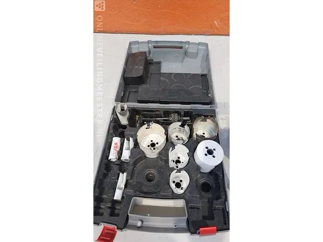 Led bouwlamp met gatenboorset - afbeelding 2 van  6