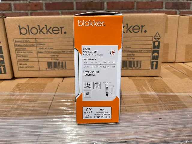 Led buislamp helder - 4w 2700k e14 (2316x) - afbeelding 4 van  8
