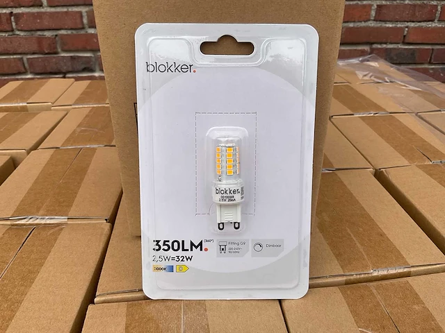 Led capsulelamp g9 - 2,5w dimbaar 3000k (328x) - afbeelding 1 van  6