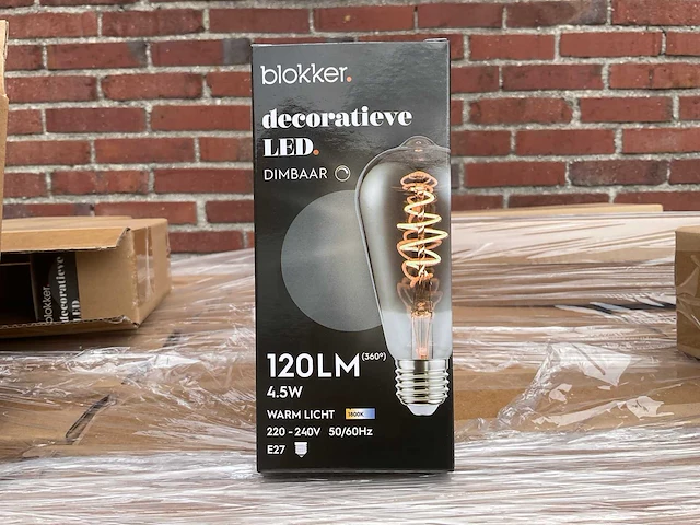 Led edison lamp decoratief - 4,5w dimbaar e27 (1627x) - afbeelding 1 van  7