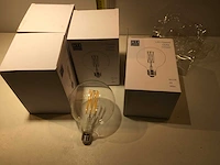 Led filament globe ledlamp (4x)