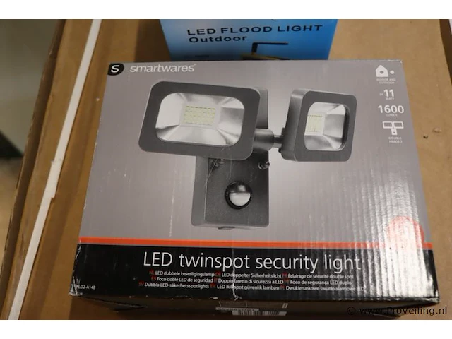Led floodlight outdoor & led twinspot security light - afbeelding 2 van  5