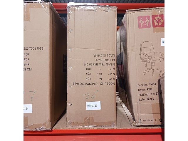 Led gamestoel rgb sanderz, black, 2025 - afbeelding 2 van  2