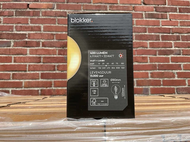 Led globe decoratief - 4,9w 2200k e27 (1222x) - afbeelding 4 van  8