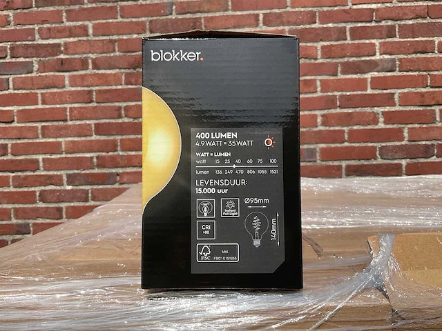 Led globe decoratief - 4,9w 2200k e27 (750x) - afbeelding 4 van  8