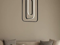 Led hanglamp – 5835/3 – 45w – zwart – in hoogte verstelbaar – rechthoekig design - afbeelding 1 van  3