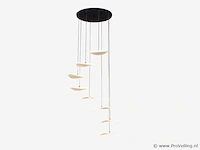 Led hanglamp – b060/8 – 3000k – warm wit – ø400 mm – in hoogte verstelbaar – zilver - afbeelding 2 van  3