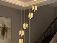 Led hanglamp – b063/8 – 3000k – warm wit – ø400 mm – in hoogte verstelbaar – zilver - afbeelding 2 van  4