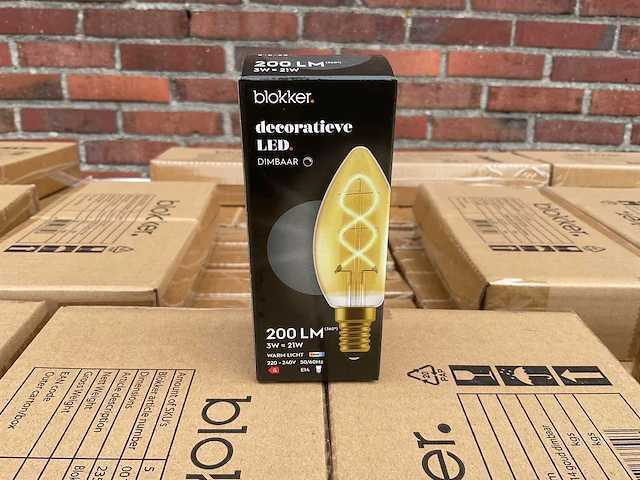 Led kaars decoratief - 3w 2200k e14 (2941x) - afbeelding 1 van  8