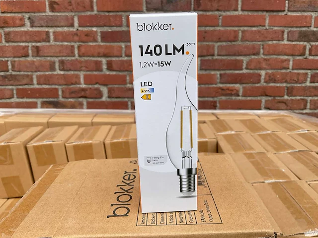 Led kaars helder - 1,2w 2700k e14 (1176x) - afbeelding 1 van  8