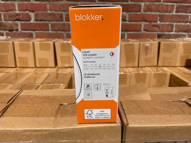 Led kaars helder - 4,2w dimbaar e14 (991x) - afbeelding 4 van  8