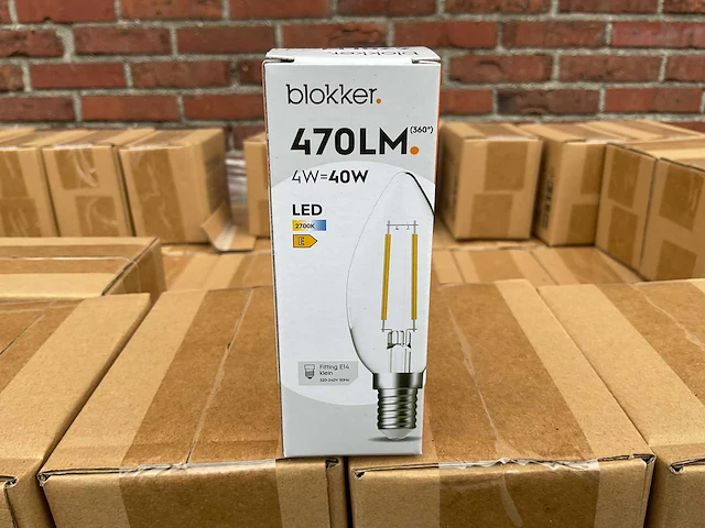 Led kaars helder - 4w 2700k e14 (1063x) - afbeelding 1 van  8