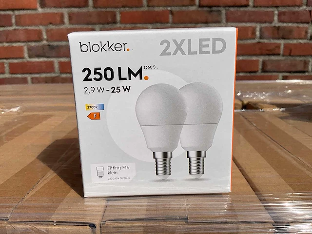 Led kogellamp 2-pack - 2,9w 2700k e14 (1720x) - afbeelding 1 van  8