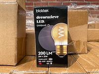 Led kogellamp decoratief - 3w 2200k e27 (4640x) - afbeelding 1 van  8
