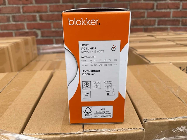 Led kogellamp helder - 1,2w 2700k e14 (1582x) - afbeelding 4 van  8