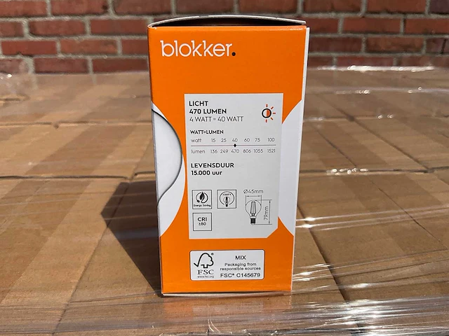 Led kogellamp helder - 4w 2700k e14 (1710x) - afbeelding 4 van  8