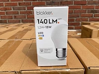 Led kogellamp mat - 1,2w 2700k e27 (1932x) - afbeelding 1 van  8