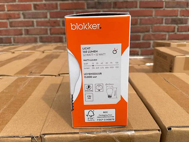 Led kogellamp mat - 1,2w 2700k e27 (1932x) - afbeelding 4 van  8