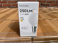Led kogellamp mat - 2,1w 2700k e14 (1026x) - afbeelding 1 van  8