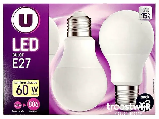 Led-lamp e27 3-pack - afbeelding 1 van  5