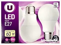 Led-lamp e27 3-pack - afbeelding 1 van  5