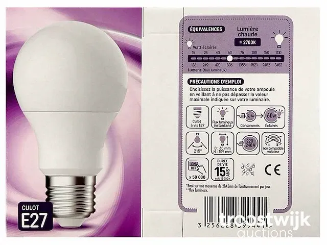 Led-lamp e27 3-pack - afbeelding 3 van  5