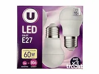 Led-lamp e27 3-pack - afbeelding 1 van  4