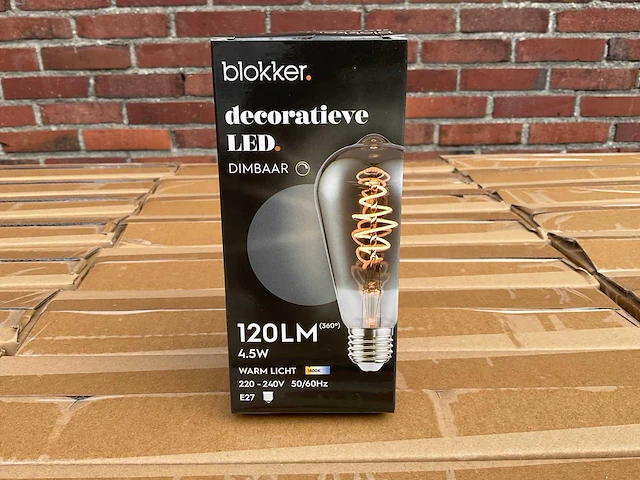 Led lichtbron edison decoratief - 4,5w e27 (1120x) - afbeelding 1 van  7