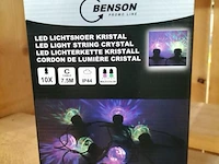 Led lichtsnoer kristal, 10 lampjes - afbeelding 1 van  1