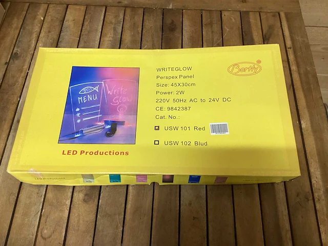 Led paneel - write glow (9x) - afbeelding 1 van  5