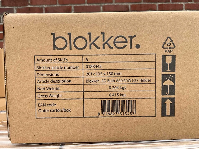 Led peer helder - 6,8w 2700k e27 (2504x) - afbeelding 7 van  8