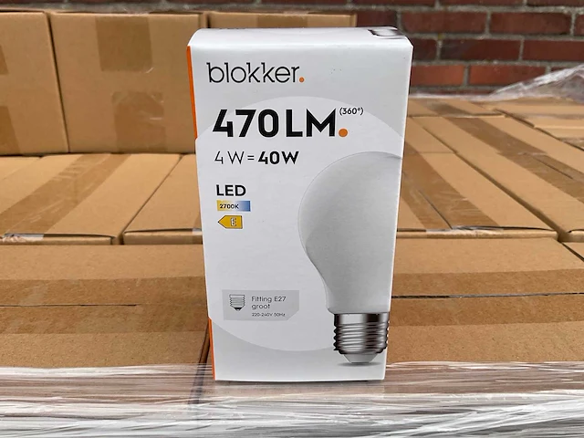 Led peer lamp mat - 4w 2700k e27 (1704x) - afbeelding 1 van  8