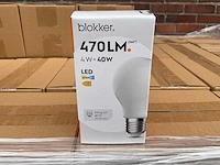 Led peer lamp mat - 4w 2700k e27 (1704x) - afbeelding 1 van  8
