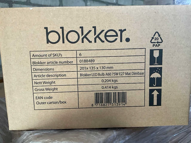 Led peer mat - 8,5w dimbaar e27 (2046x) - afbeelding 7 van  8