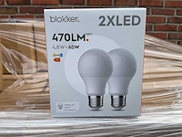 Led peer mat 2-pack - 4,8w 2700k e27 (780x) - afbeelding 1 van  8