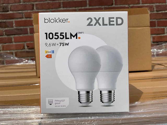 Led peer mat 2-pack - 9,6w 2700k e27 (1008x) - afbeelding 1 van  8