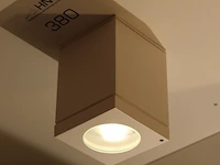 Led plafondlamp 9 x 9 x 12 cm. - afbeelding 2 van  2