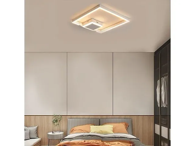 Led plafondlamp wit 40x40cm - afbeelding 4 van  5
