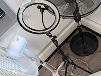 Led ringlicht met 2x ventilator - afbeelding 4 van  5