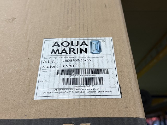 Led spiegel 80x60 aqua marin, ledsp05-80x60 - afbeelding 3 van  3