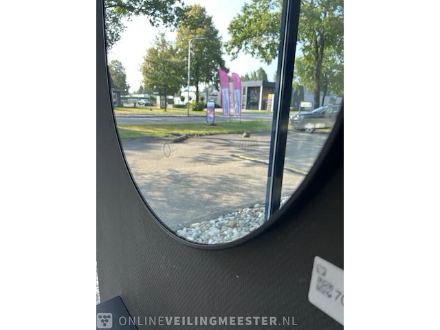 Led spiegel ovaal, matzwart - afbeelding 3 van  3