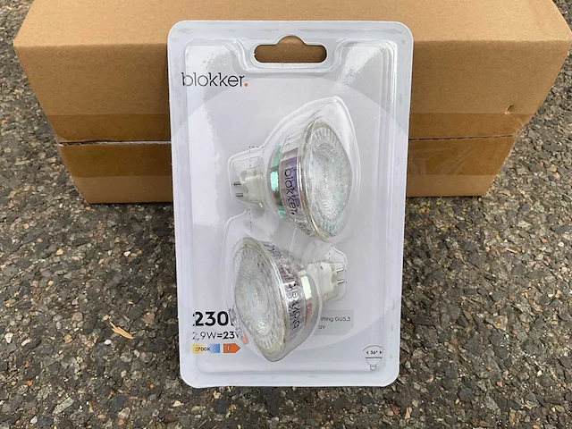 Led spot 2-pack - 2,9w 2700k gu5,3 (2202x) - afbeelding 1 van  6