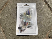 Led spot 2-pack - 3,1w 2700k gu10 (2129x) - afbeelding 1 van  6